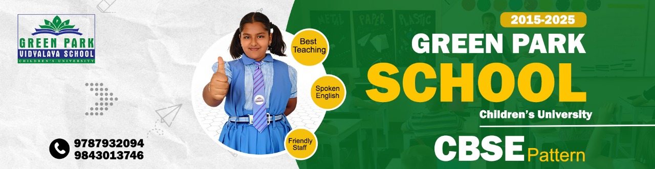 Top performing students at Green Park School